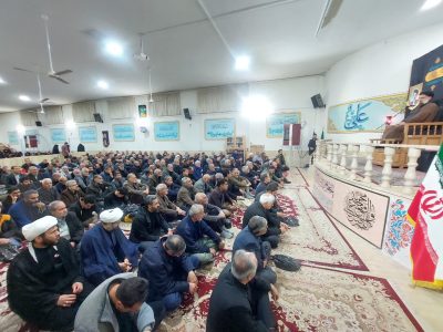 حوزه امام جعفر صادق ع آباده میزبان عزاداران پیروان فقه جعفری بود
