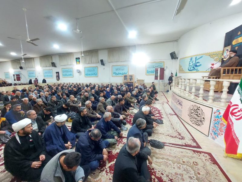 حوزه امام جعفر صادق ع آباده میزبان عزاداران پیروان فقه جعفری بود