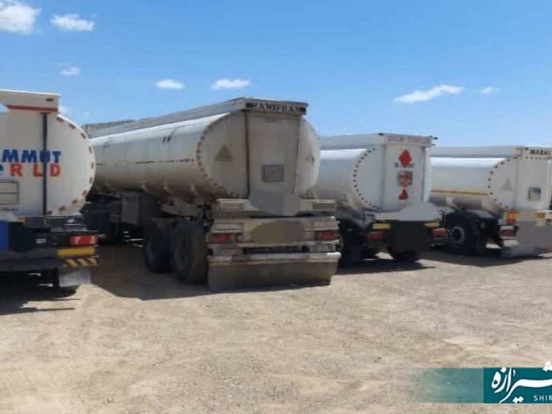 توقیف ۱۰ کامیون حامل گازوئیل قاچاق در آباده