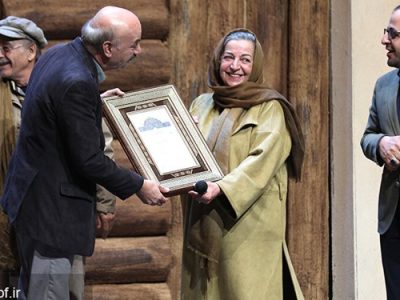 ایرج طهماسب در آیین اهدای جوایز جشنواره قصه‌گویی