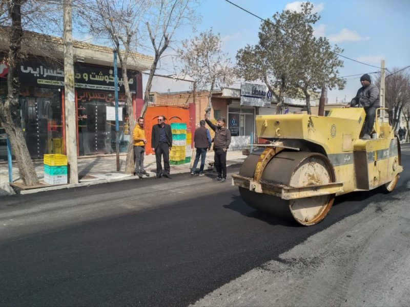 پروژه‌های عمرانی شهرداری آباده بی‌وقفه درحال اجراست