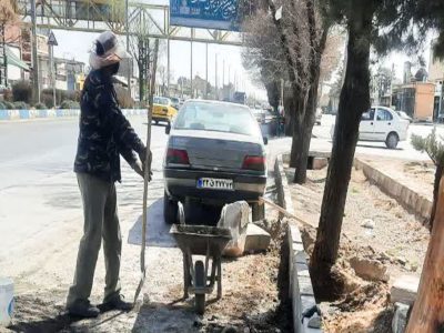 نوسازی آسفالت بلوار شهید چمران آباده پس از حدود نیم قرن