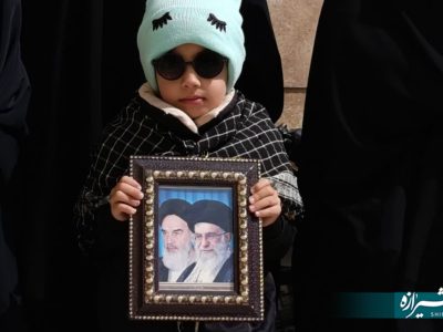 مردم آباده در سوگ فقدان رهبر انقلاب نشستند