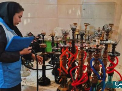 جمع‌آوری قلیان از کافه و رستوران‌های آباده