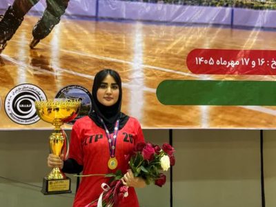 افتخار تازه برای ورزش آباده؛ قهرمانی بانوی اسکیت‌باز در کشور